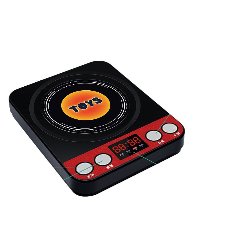 [Cross-border Exclusive] Simulation Kitchenette Cooking Kitchenware suit Fruit Chicing Music Cooking Induction Cooker to play house